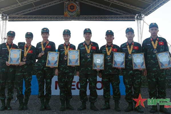 Đội tuyển Binh chủng Thông tin Liên lạc đạt thành tích cao tại Army Games 2022